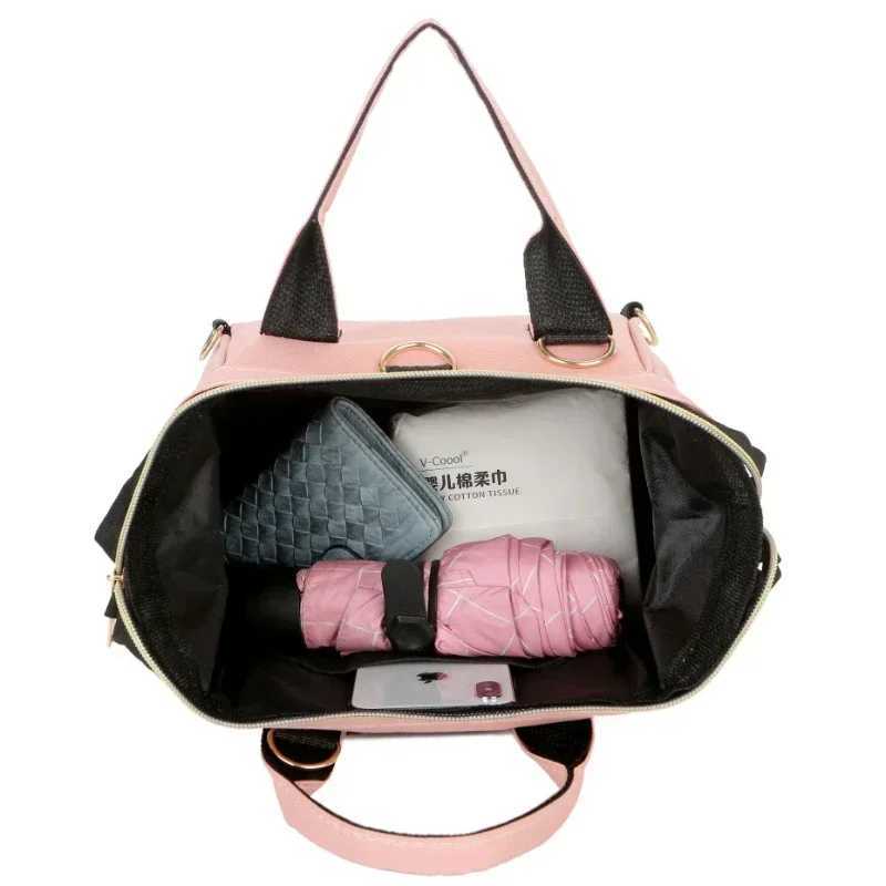 Small size mother and baby mother storage bag handbag travel backpack diaper bag baby stroller accessories y250609RGOU