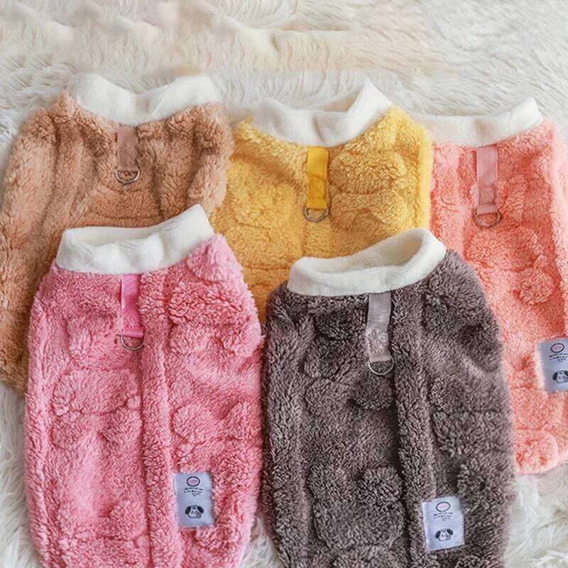Soft Fleece Dog Winter Warm Puppy Kitten Pullover Pet Clothes Small Chihuahua Bulldog Apparel Sweater for Dogs