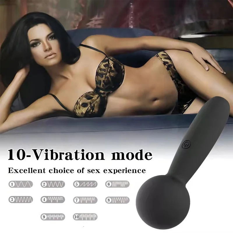 10 Speed Wireless Dildo AV Magic Wand Vibrator G Spot Stimulator Clitoris massager Masturbation Sex Toys For Adult Women 250603