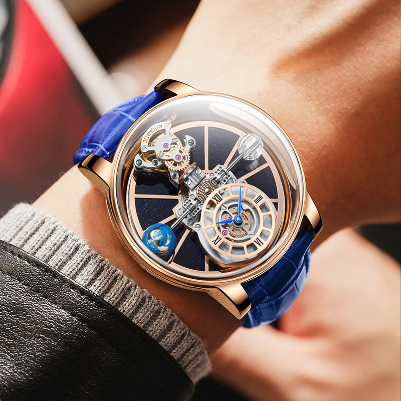 Jacob Men Watches Diamond TourbillionTop Brand Luxury Astronomia Swiss Quartz Watch Men Astronomia Solar Montre Homme