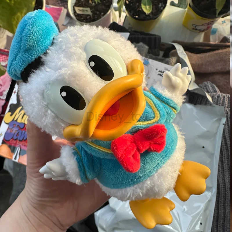Disney Popmart Mickey Family Cute Together Keychain Series Blind Box Vinyl Doll Mickey Mouse Anime Figures Decor Collection Kids Gifts Y250609