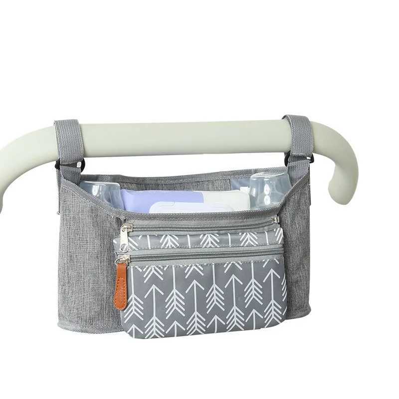 Baby Stroller Bag Pram Organizer Accessories Stroller Cup Holder Cover Trolley Organizer Pouch Travel Accessories Baby Care Bag y250609SCBH