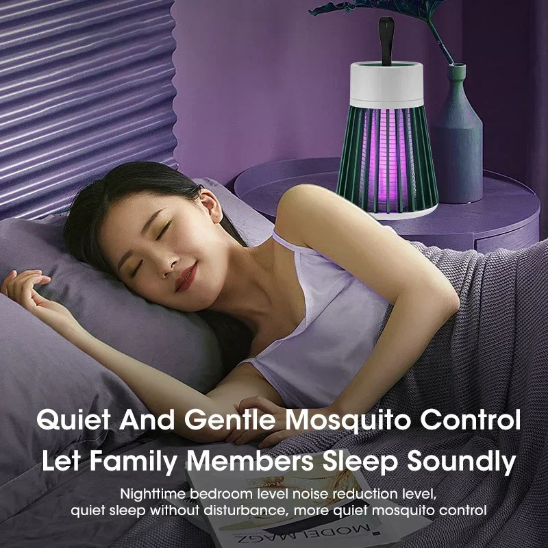 Mosquito Killer Lamp Portable USB Charge Electric Shock Mosquito Killer Outdoor Mute Anti Mosquito Lamp Pest Control Lamp 250606