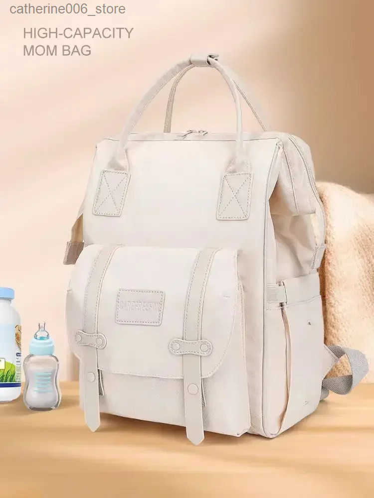 Mummy Bag Backpack Waterproof Multi Colors Storage Handbag Outdoor Travel Mommy Maternity Bag For Baby Stuff 2 Layers y250609X3GX