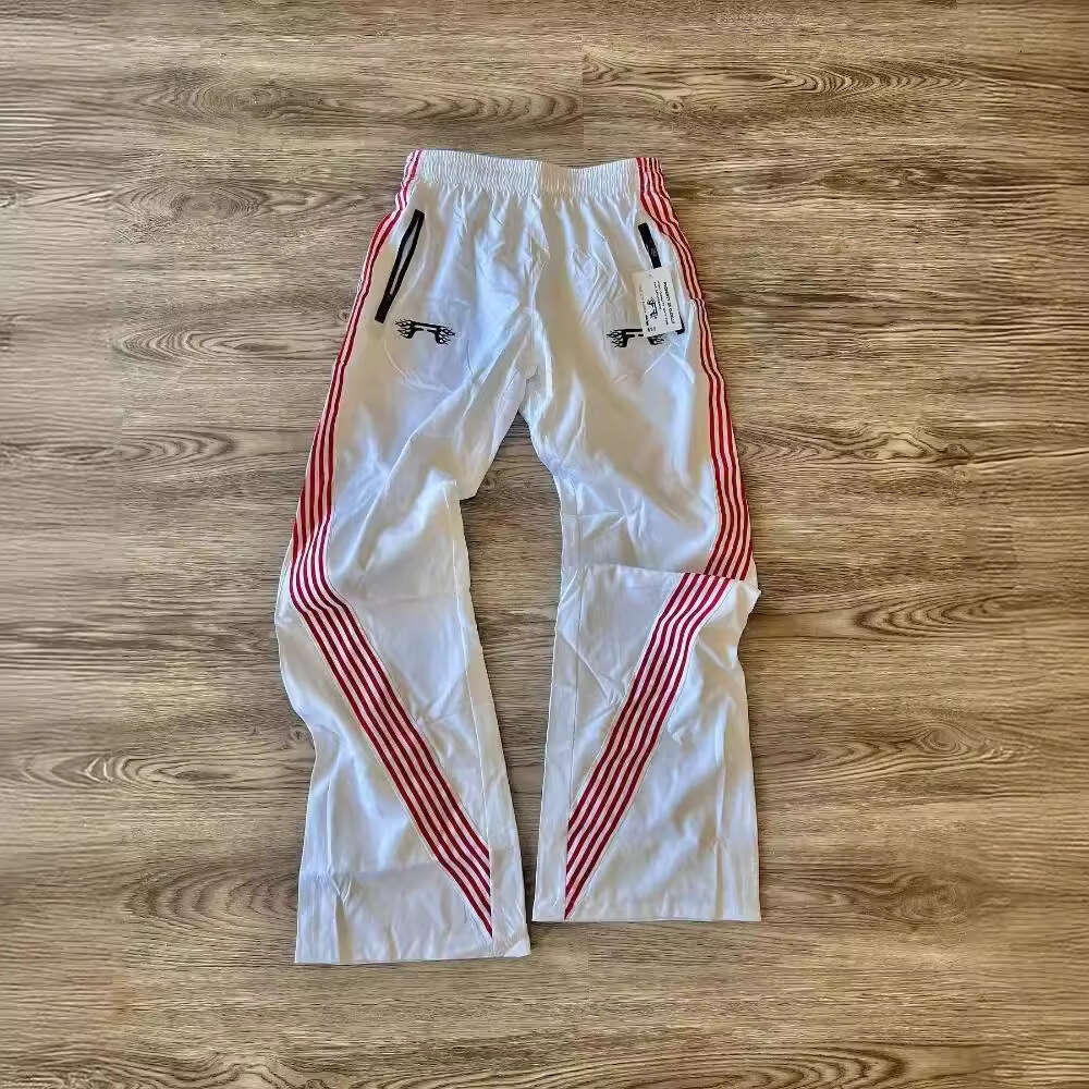 American style striped casual for men and women, y2k high street loose sports wide leg pants, track pants gift for man