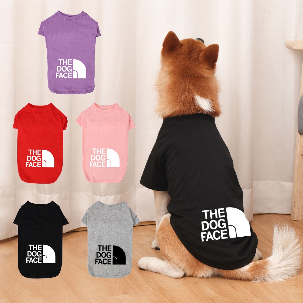 Pet T-Shirt Dog Clothes Summer Thin Vest for Small Medium Dogs Cats Apparel