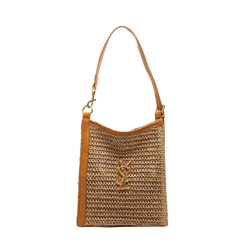 Women's summer woven bags small hollow underarm commuting shoulder bag 2025s hot