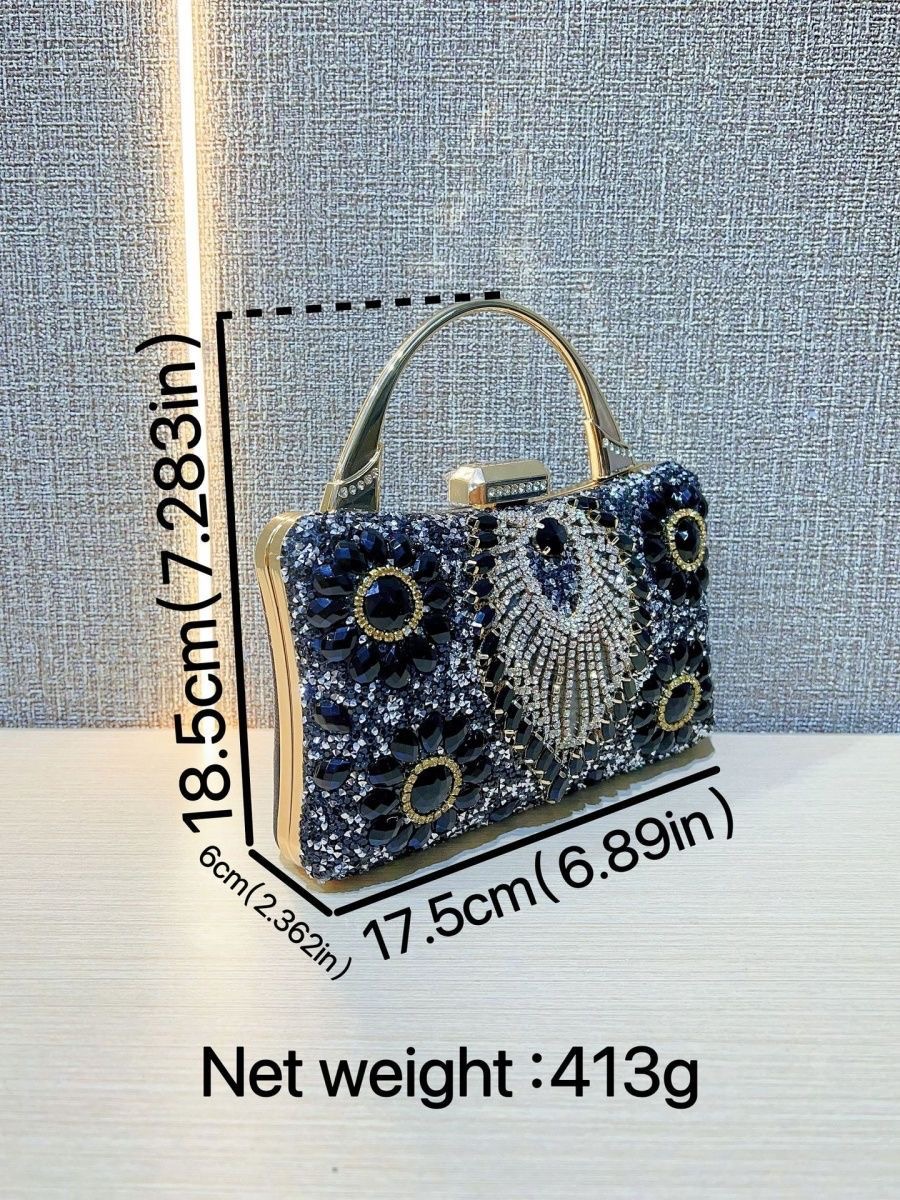 Bohemian-style English Print Bucket Bag, Linen Material Crossbody Bag