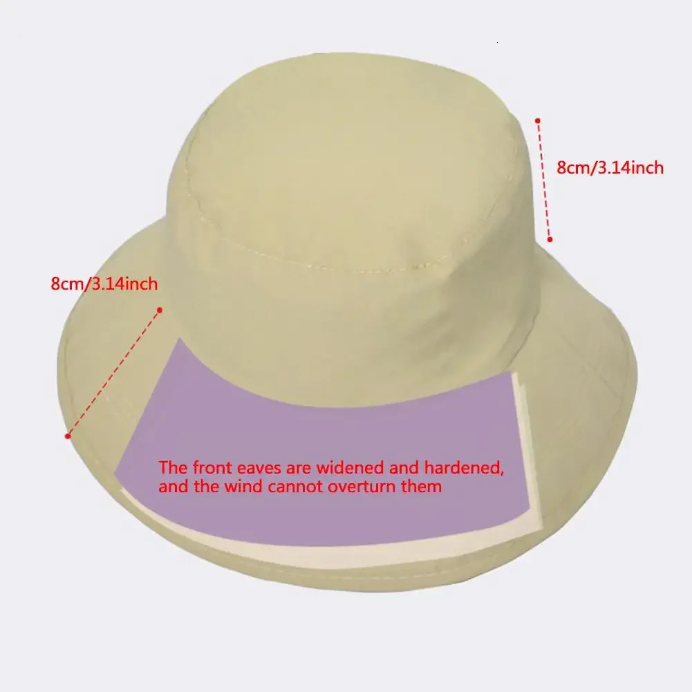 Sunscreen Surfing Cap Womens Mens Wind-proof And UV-proof Sun Hat Summer Light Breathable Outdoor Wide Brim Fisherman Hats 250606