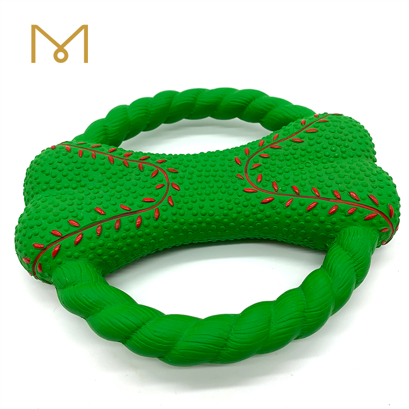 Flying Bone Dog Catch Toy Shape Interactive Indestructible Dog Flyer Soft Lightweight Dog Catch and Fetch Toys for Medium Large Dogs 4pcs/Pack