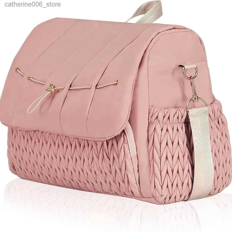Diaper Bag Large Capacity Diaper Stroller Bag Waterproof Mummy Maternity Nappy Travel Bag Baby Nursing Multifunction Tote Bag y250609PCI2