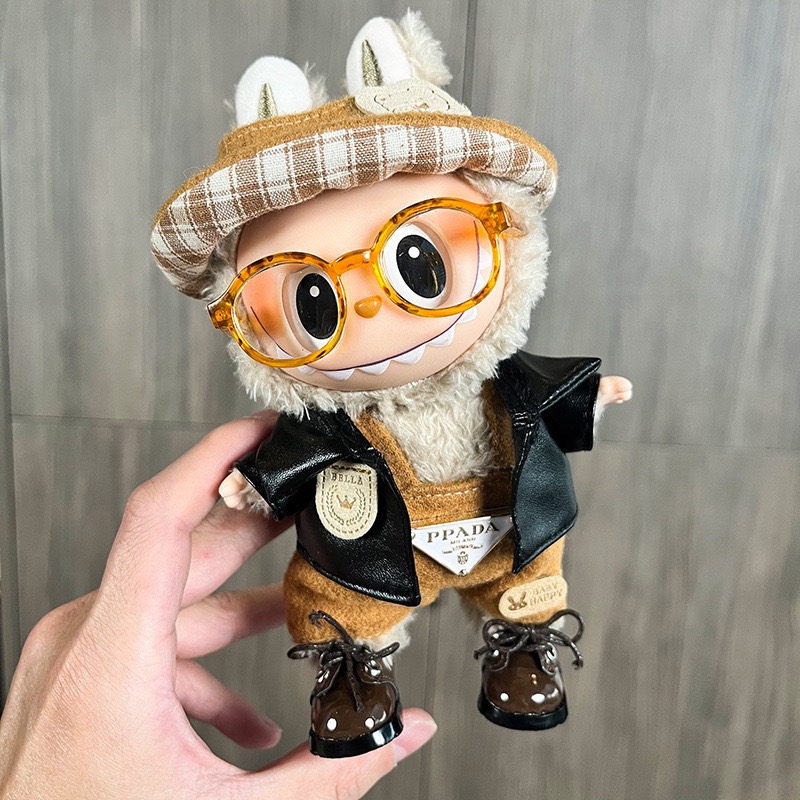 Labubu clothes a second generation 17cm labubu cloth pendant baby clothes set labubu blind box pendant in place of wearable clothes set
