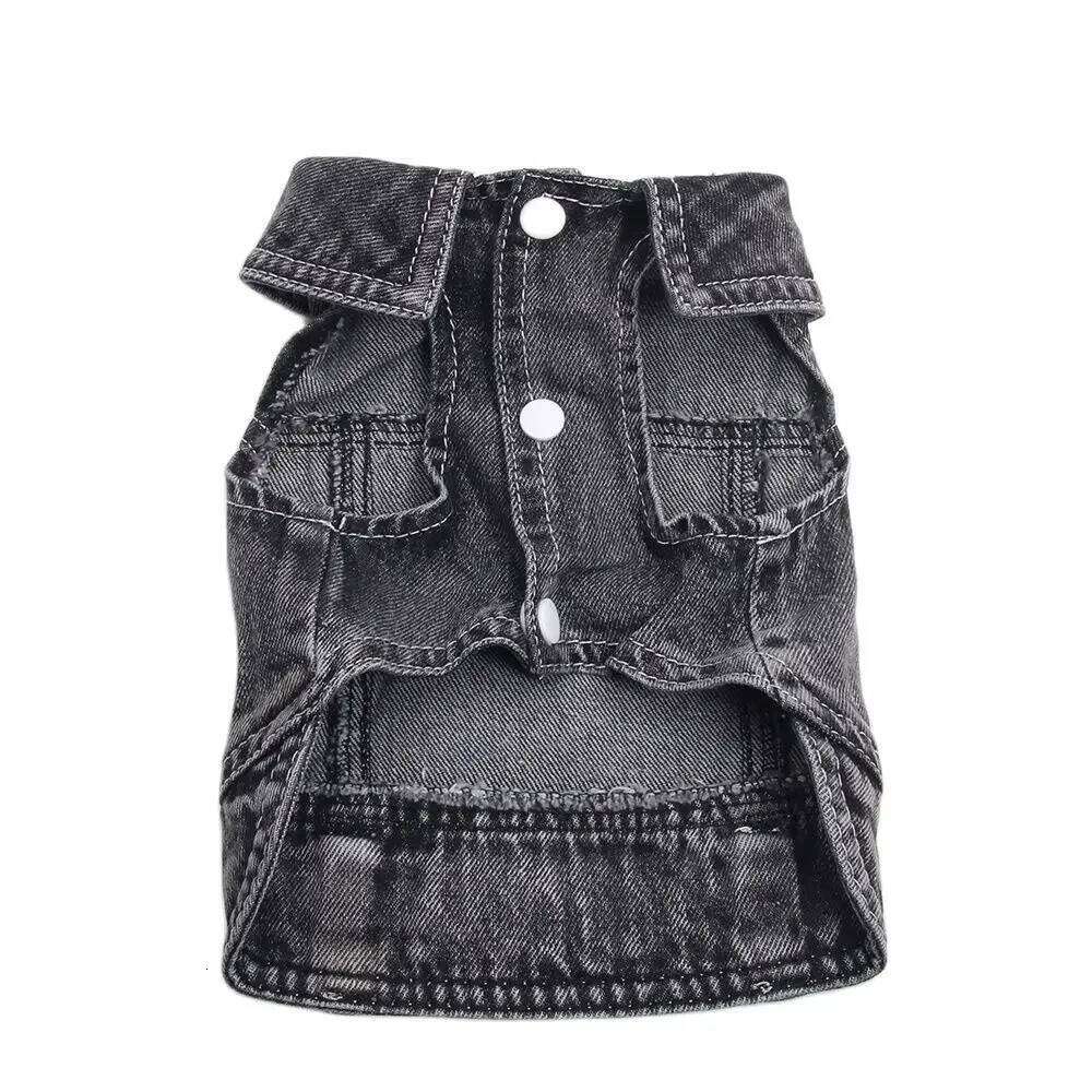 Pets Dogs Jeans Coat et Towable Denim Vest Cat Puppy Spring/Autumn Clothes Apparel
