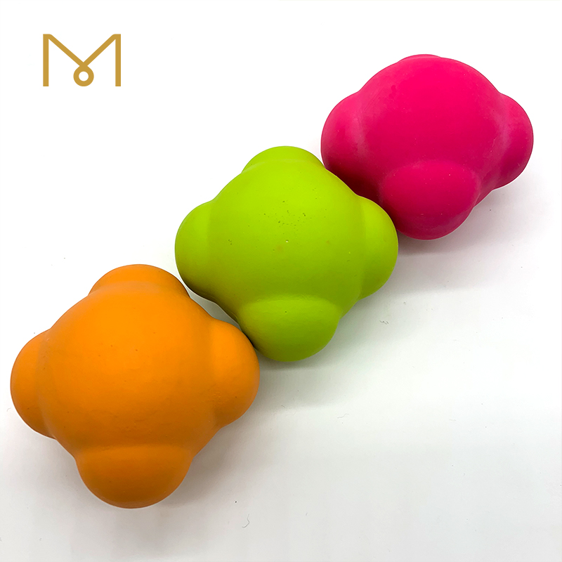 Wholesale Latex Bone Dog Toys Interactive Screaming New Natural Squeaky Soft Rubber Pet Chew Dog Toys With Bright Color 8pcs/Pack