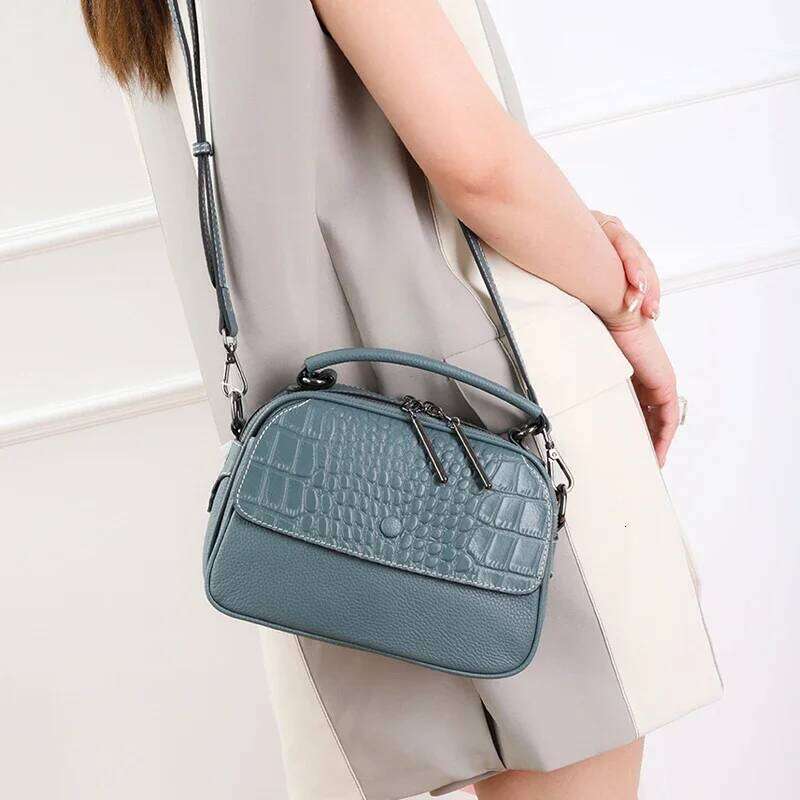 Designer Bags 2025 Female Cow Genuine Leather Crossbody Handbag Casual Women Bag Cowhide Fashion Vintage Shoulder Designer Bags For Ladies Luxury Bag