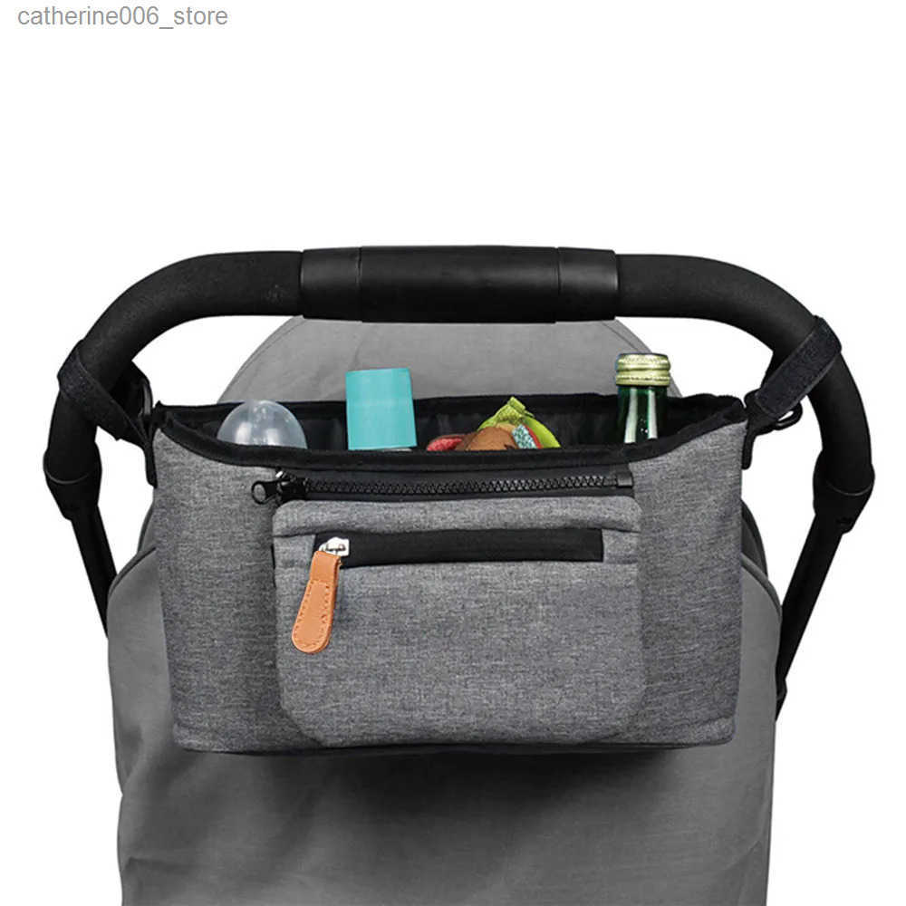 Baby Stroller Bag Pram Organizer Accessories Stroller Cup Holder Cover Trolley Organizer Pouch Travel Accessories Baby Care Bag y250609SCBH