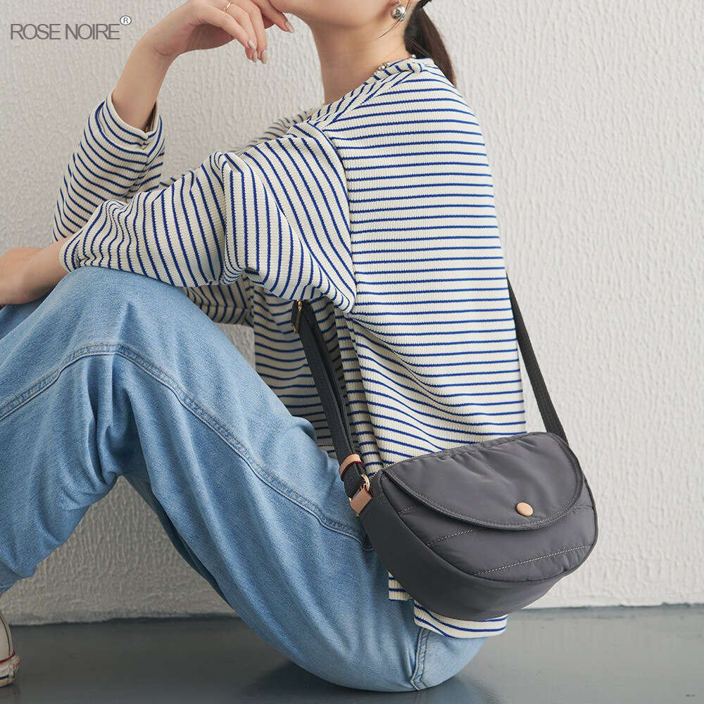 Straight Nylon Casual Women s Round Small Versatile Crossbody Single Shoulder Bag Trendy