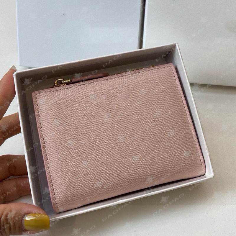 Designer Bag Designer Wallet Lattice Trifold Ladies Wallet Card Bag Cutout Metal Design Available in Two Colors Rich Card Position Quality Grade AAAAA