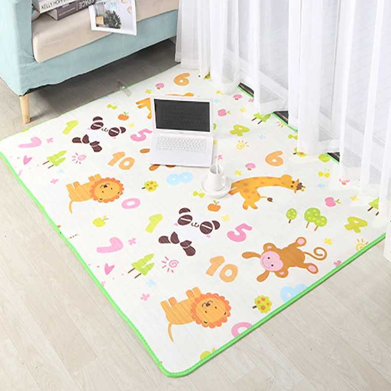 120*90cm Baby Play Mat EPE Activity Gym Kids Crawling Mats Carpet Baby Game Carpet for Children Rug Floor Newborns Eva Foam Toys y250609JKX6