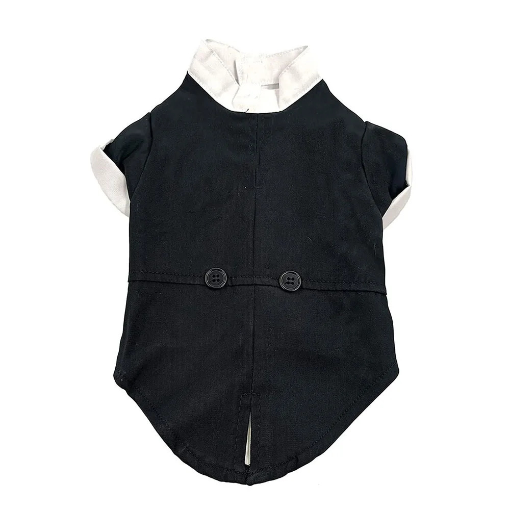 Dog Tuxedo Costume Wedding Party Suit Formal for Puppy Small Dogs Prince Shirt Attire Elegant Cosplay Apparel 250609