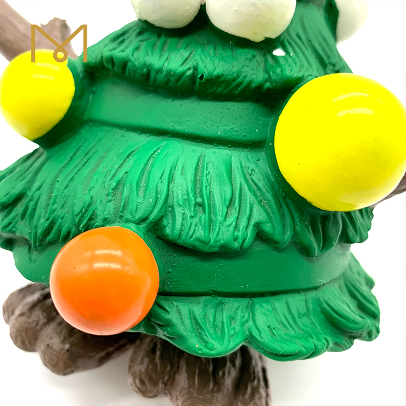 Squeaky Latex Tree Dog Toy Safe and Non-Toxic Christmas Themed Wholesale Sustainable Screaming Natural Latex Pet Puppy Toy 1pc/Pack