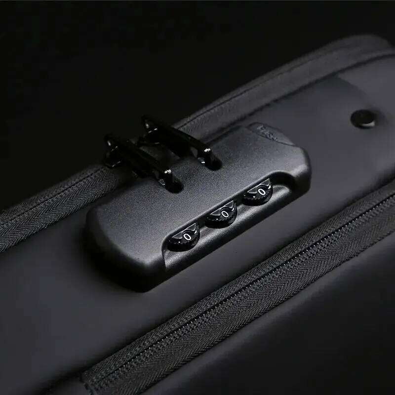 Men's Shoulder Bag Multifunction Anti Theft USB Messenger Man Crossbody Cross Body Travel Sling Chest Bags Pack