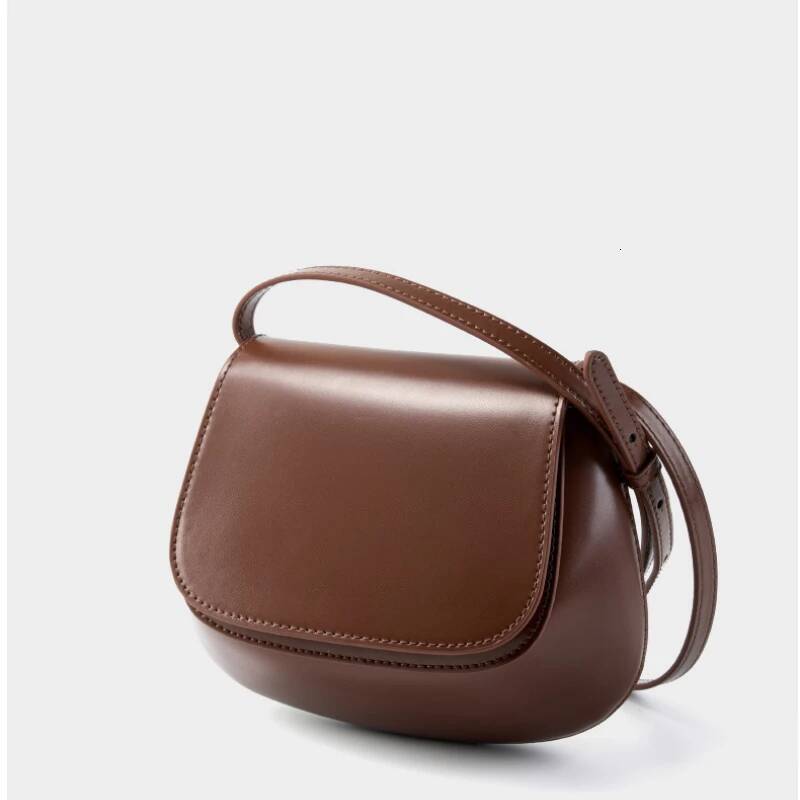 Jonlily Women Genuine Leather Shoulder Female Handbag Totes Casual Crossbody Small Saddle Bag Daybag Purse -Kg1849