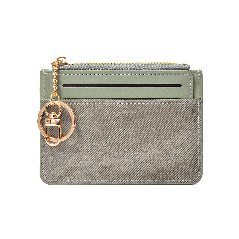 Free Shipping 2025 New Women's Card Holder High-end Short Style Student Designer Bag Wallet Ins Zipper Purse Lightweight And Compact Key Chain