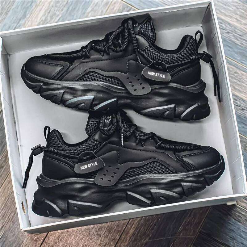 Men's Spring and Summer Mesh Breathable Casual Sports Running NEW hot Dad Shoes