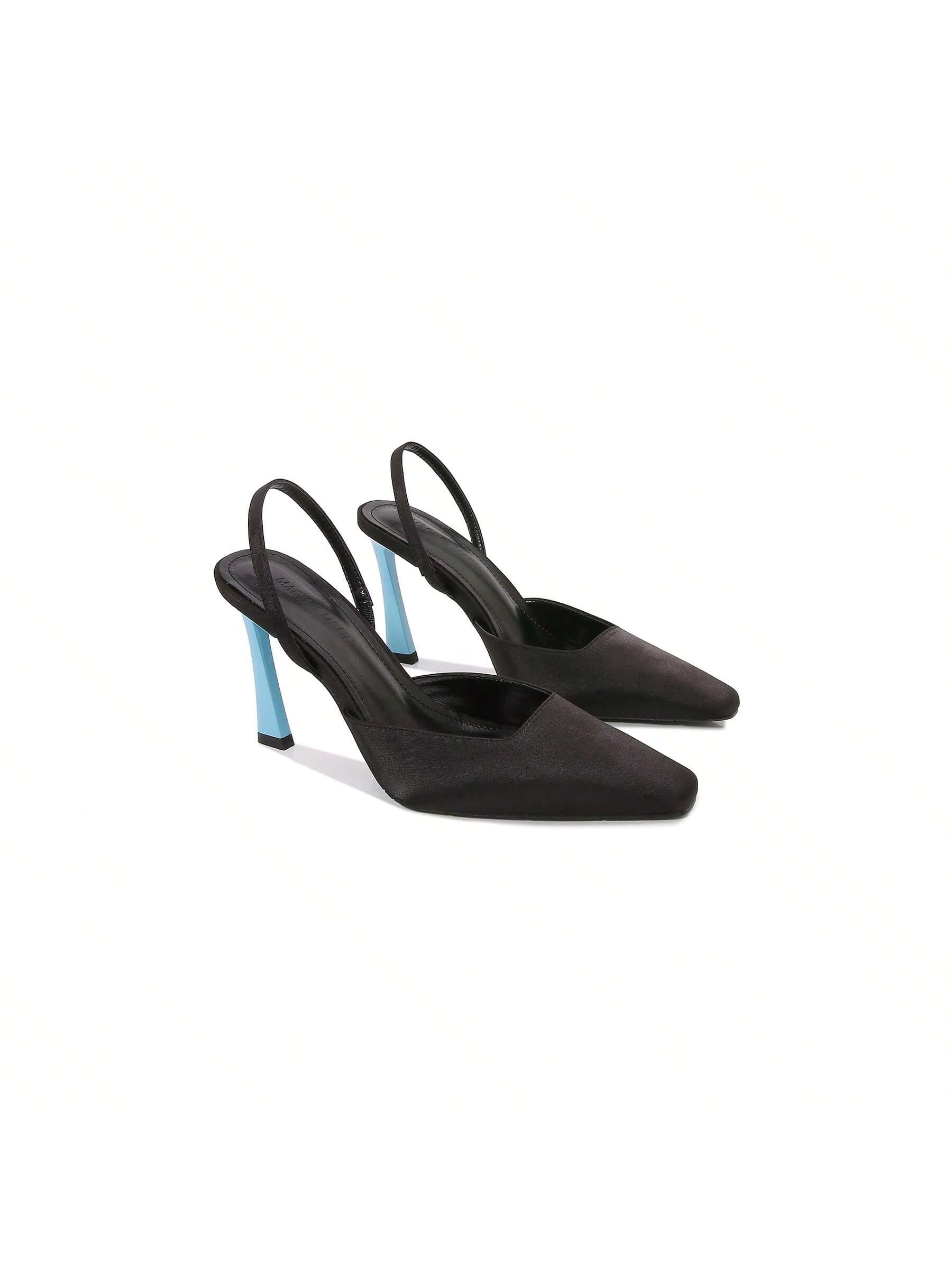 arqa womens slingback pumps closed toe slip on pointed toe stiletto heels