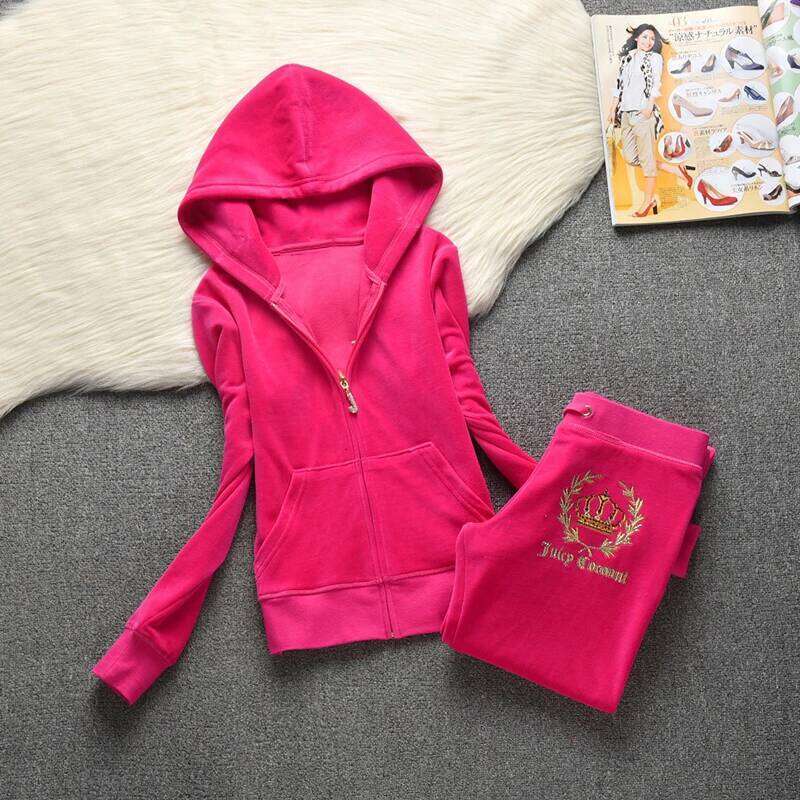 Fashion Brand Veet Sports Suit Women's Hooded Sweatshirt Spring and Autumn Long Sleeved Embroidery Set