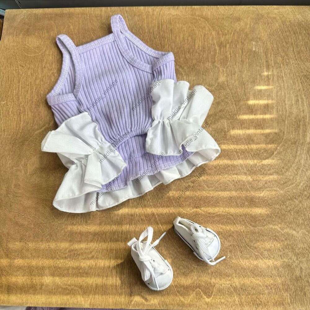 Style Dog Slip Fairy Layered Wear Base Cotton Cute Puffy Dress Designer Pet Clothing