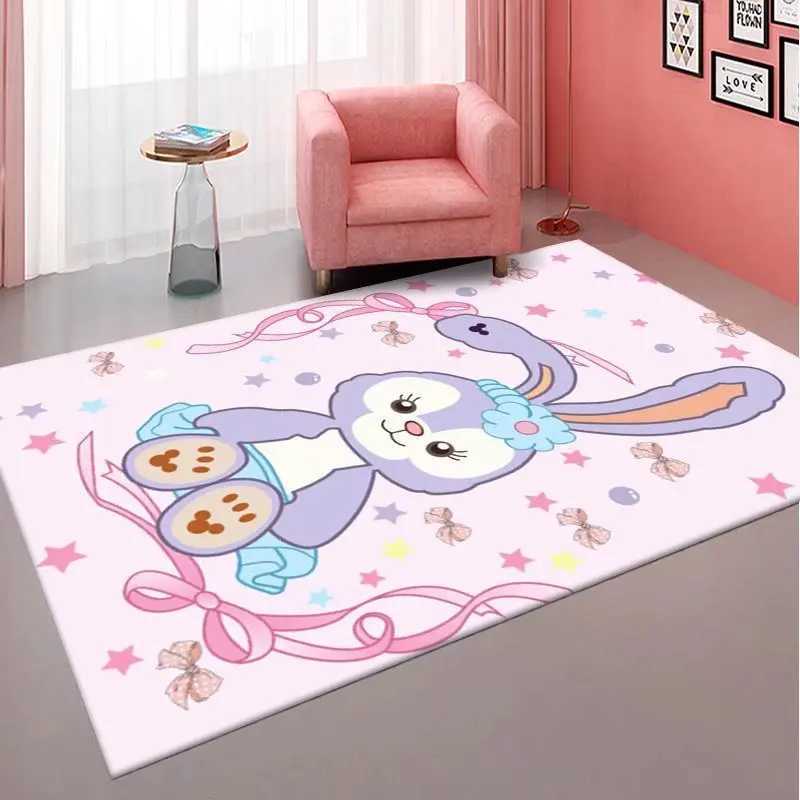 VIKAMA Cartoon Hopscotch Floor Mat Childrens Room Game Carpet Climbing Mat Educational Early Education Mat Home Decoration y250609KFCI