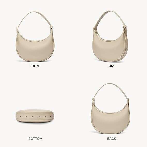 New Half-Moon with Adjustable Strap, Handheld and Crossbody Shoulder Trendy Crescent Bag, Dumpling Bag