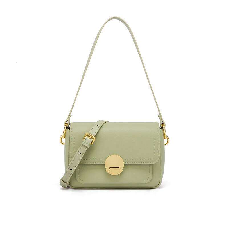 New Green Women Shoulder Spring Summer Elegant Underarm Small Leather Ladies Crossbody Bag Handbags