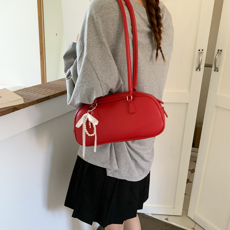 designer Korean Niche Sweet Bowknot Handbag for Women 2025 New Fashion Boston Shoulder Crossbody Underarm Bag