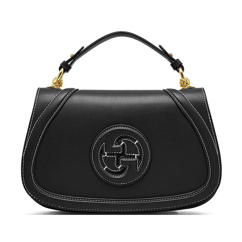 Free Shipping Saddle Bag For Women 2025 New Genuine Leather Designer Bags High-end Retro Single Shoulder Crossbody Luxury Bag Versatile Light Luxury U