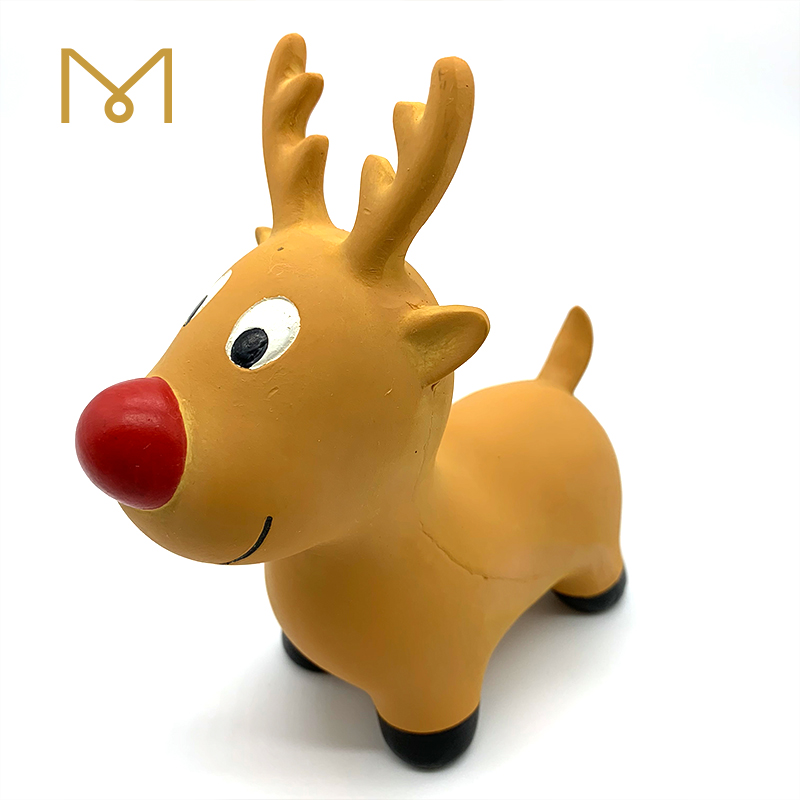 Ruuber Squeaky Chewy Dog Toy Christmas Themed Safe and Non-Toxic Wholesale Sustainable Squeaky Natural Latex Pet Puppy Toys 2pcs/Pack