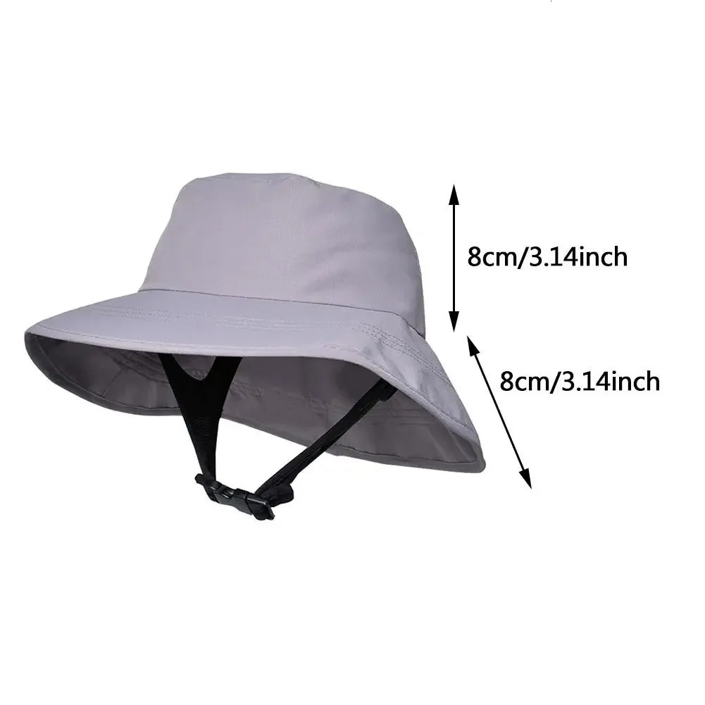 Sunscreen Surfing Cap Womens Mens Wind-proof And UV-proof Sun Hat Summer Light Breathable Outdoor Wide Brim Fisherman Hats 250606