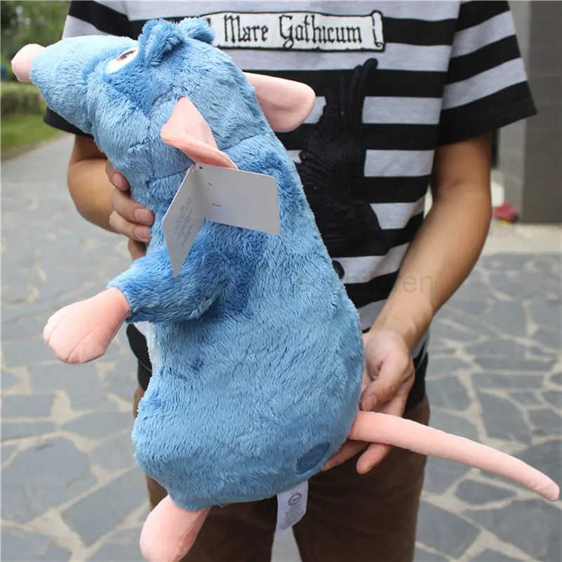 Disney 45cm Ratatouille Remy Large Mouse Plush Toy Soft Stuffed Animals Kids Doll For Children Gifts W250609