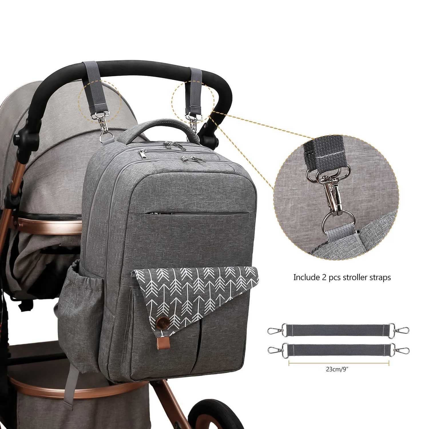 Diaper Bag BackpackBaby diaper bag multifunctional water-repellent travel backpack large diaper bag backpack y250609E6QD