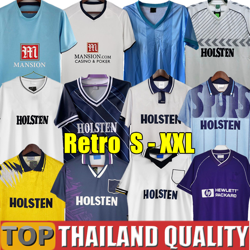 tottenaham Football shirt Retro tOtteNhaMEs soccer jerseyS 2006 07 08 09 1983 Klinsmann GASCOIGNE SHERINGHAM 1991 92 93 94 95 98 1999 tottenhamjersey 25 26