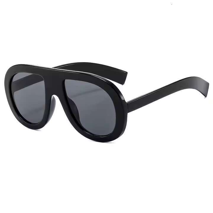 DHcollections New Style INS Large Frame Aviator Sunglasses for Men and Women Unique Fashionable Irregular Shape