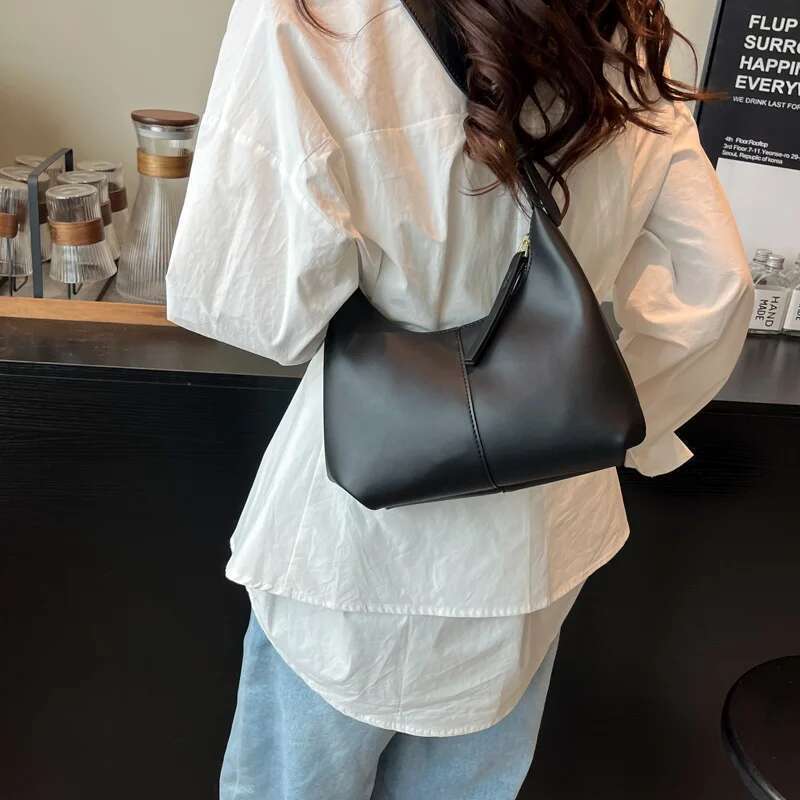 Small PU Leather Crossbody Bags For Women 2025 New Trend Underarm Shoulder Bag Ladies Retro Handbags And Purses