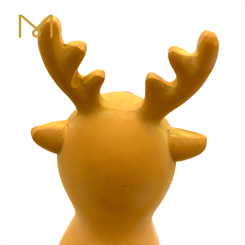 Ruuber Squeaky Chewy Dog Toy Christmas Themed Safe and Non-Toxic Wholesale Sustainable Squeaky Natural Latex Pet Puppy Toys 2pcs/Pack