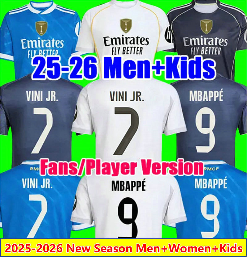 2025 MBAPPE BELLINGHAM Soccer Jersey fans player 25 26 home away 3rd TRENT MODRIC ALABA VINI JR football Shirt RODRYGO TCHOUAMENI ARDA GULER ENDRICK camesita de futol