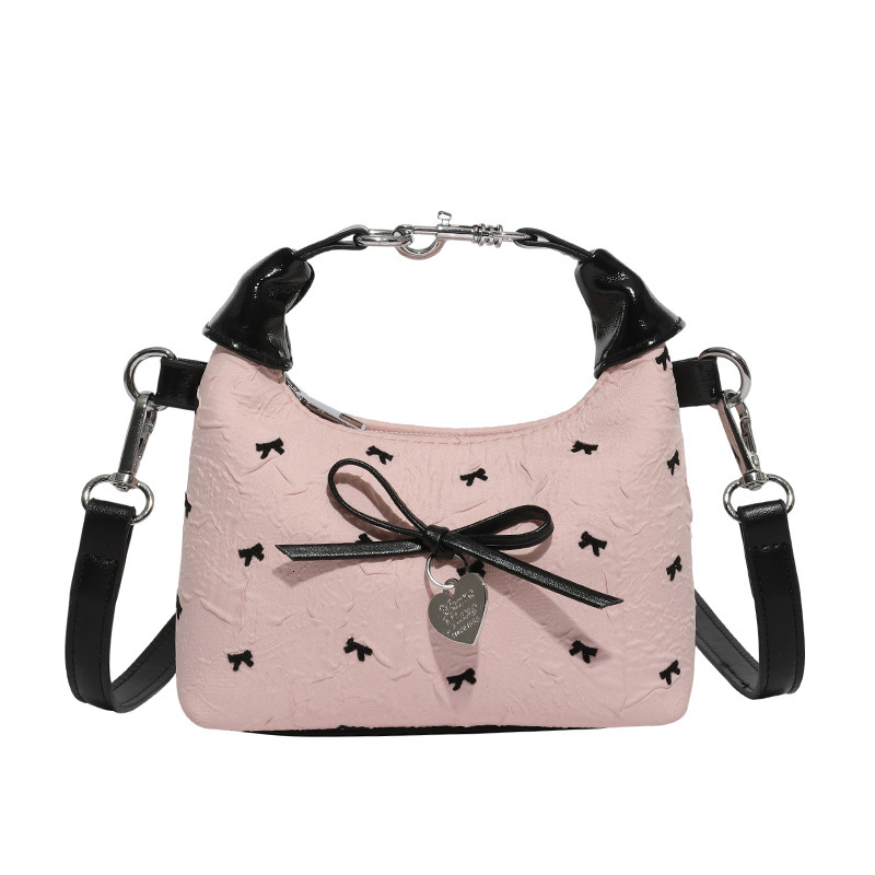 designer Niche Color-Block Mini Bag for Women 2025 New Fashion Versatile Crossbody Bag Sweet Cool Girl Handheld Bucket Smal