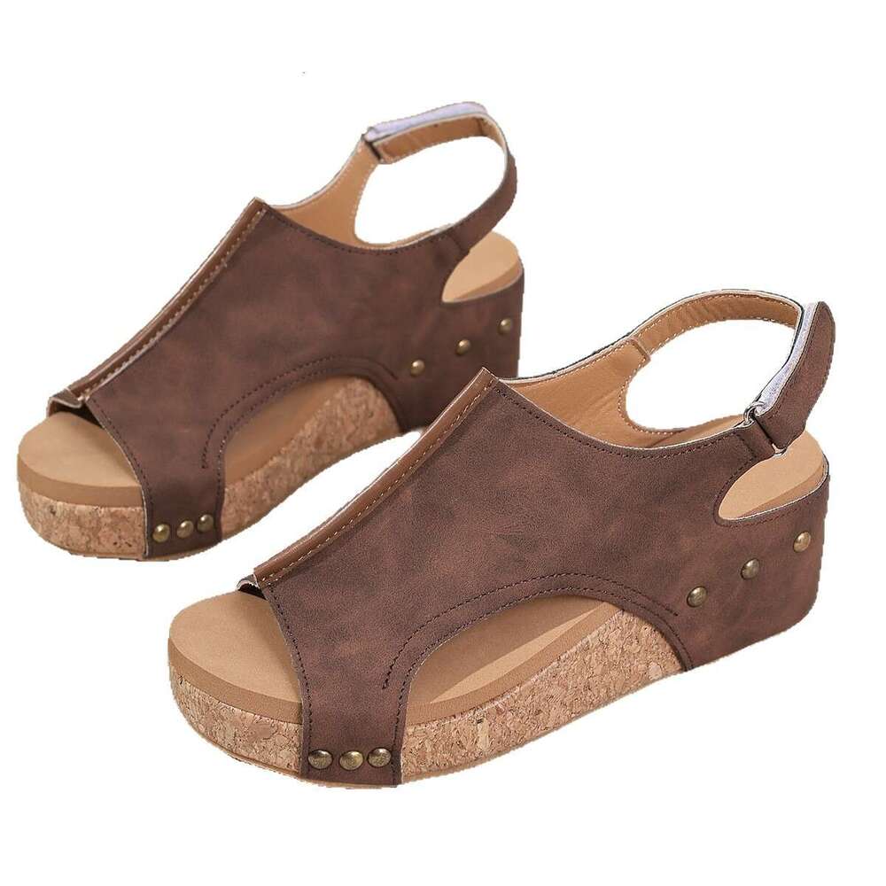 Plus Size Wedge for 2023 Fashion Casual Peep NEW hot Toe Women Sandals