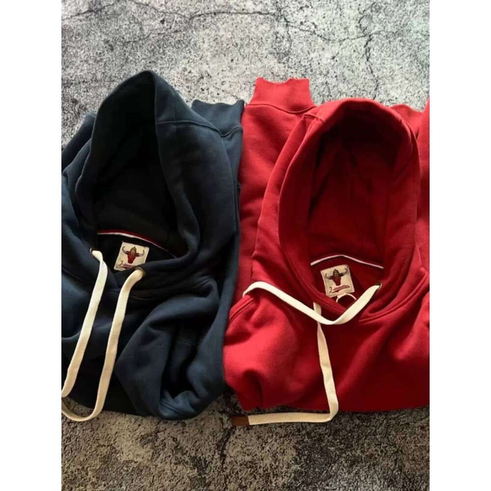 Vintage Ameki Heavyweight 600Gsm Veet Warm Autumn Winter Solid Color Washed Retro Hoodie Loose Fleece Sweatshirts Pullovers