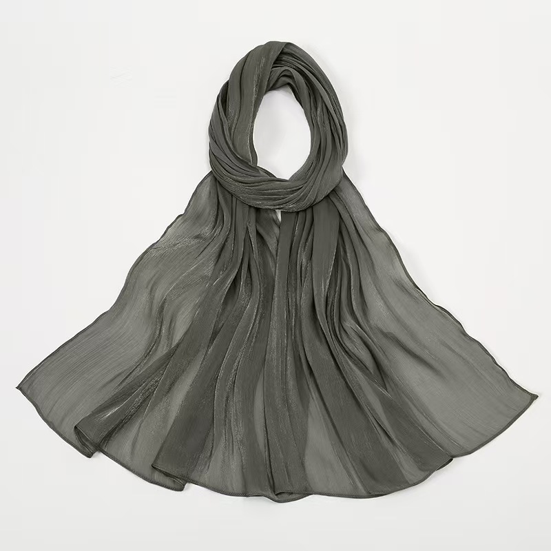 T926 Pure Color Rayon Jersey Fabric Malaysia Women's Scarf Mercerized Cotton